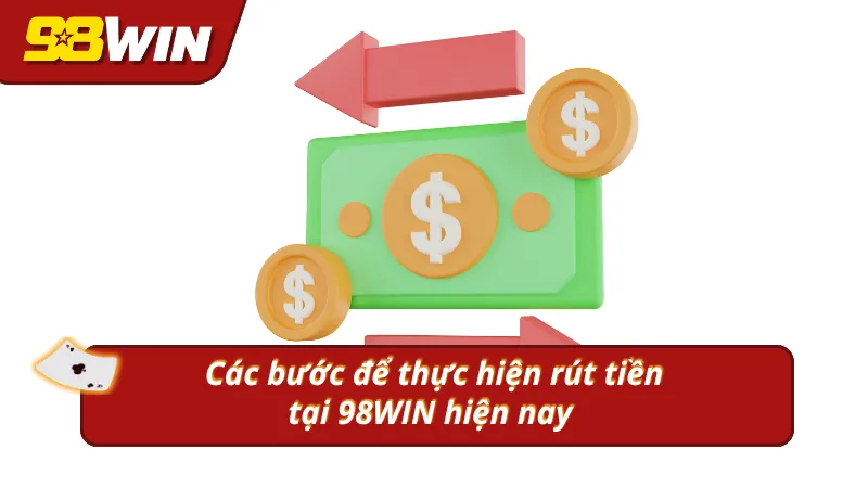 Những bước để thực hiện rút tiền 98WIN