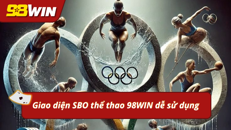 Giao diện SBO thể thao 98WIN thiết kế tinh tế và hiện đại 