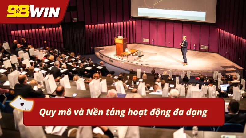 Quy mô và nền tảng hoạt động của cộng đồng 98WIN