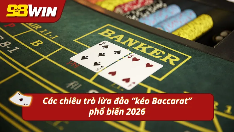 Các chiêu trò lừa đảo của nhóm kéo baccarat phổ biến 2026