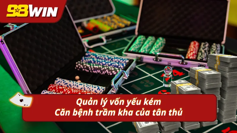 Những sai lầm người chơi mới thường gặp khi quản lý vốn yếu